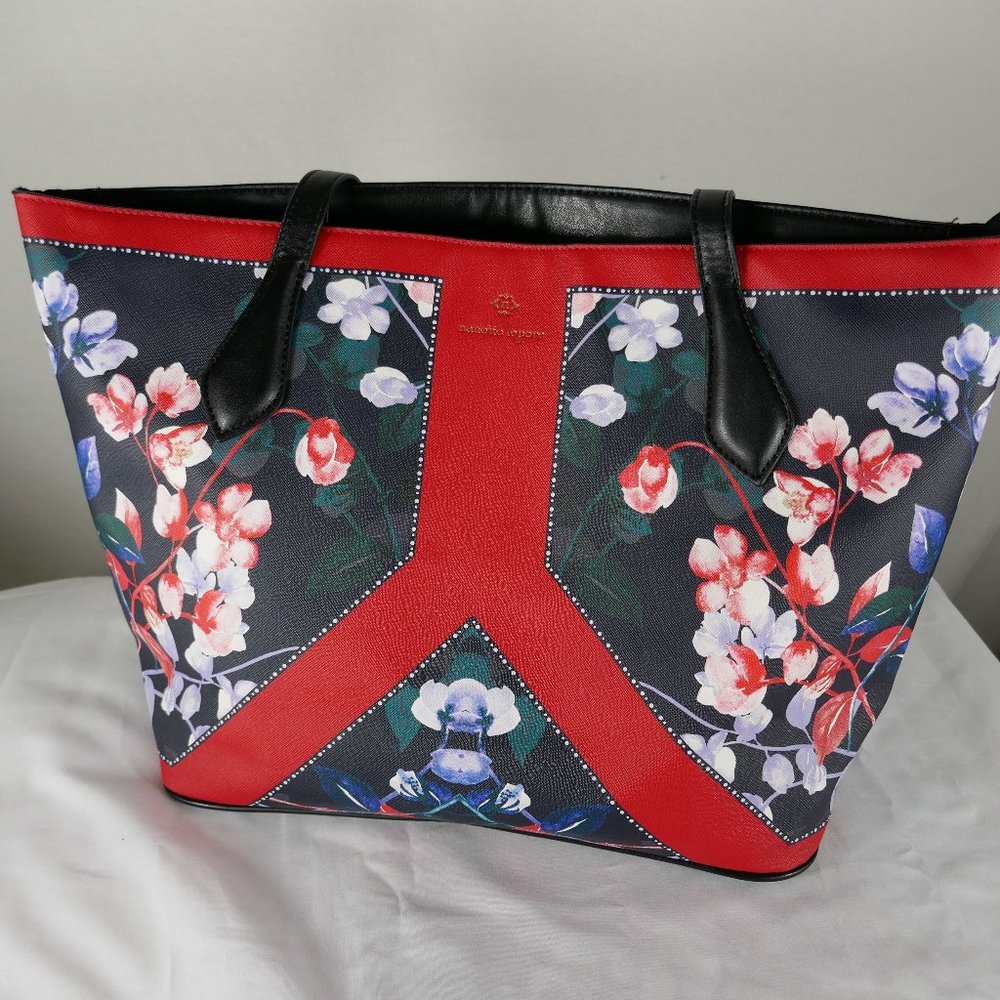 Nanette Lepore Black/Red Tote